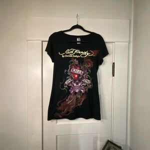 Vintage Ed Hardy Love Kills Slowly Women’s Tee